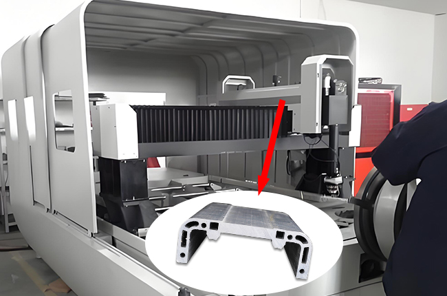 Laser Cutting Machine CNC Machining Aluminum Beam