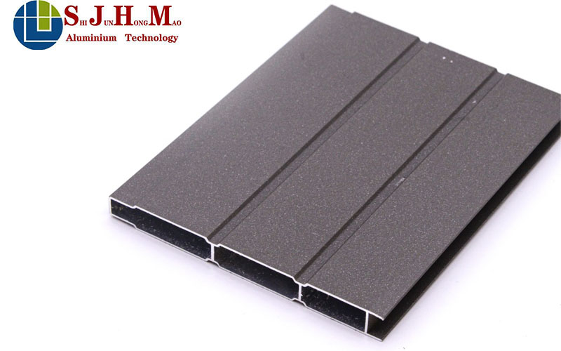 Custom Wood Grain Aluminum Profile For Kitchen Cabinet