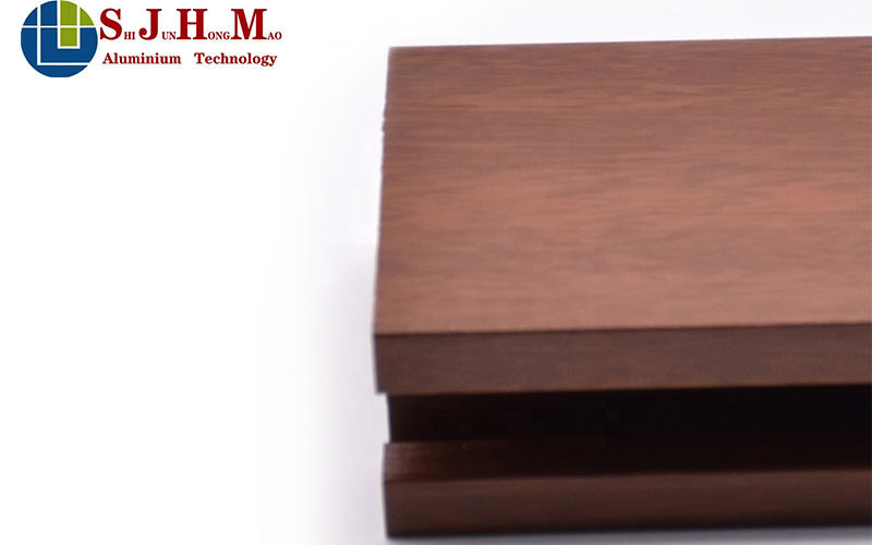 Hot Selling Wood Grain Aluminum Profile For Kitchen Cabinet