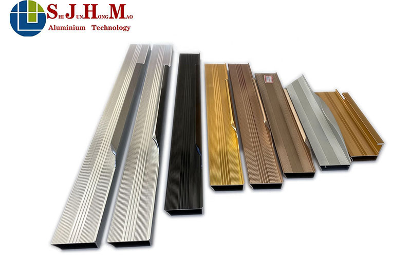 Aluminum Profile Frame With Handle For Kitchen Cabinet