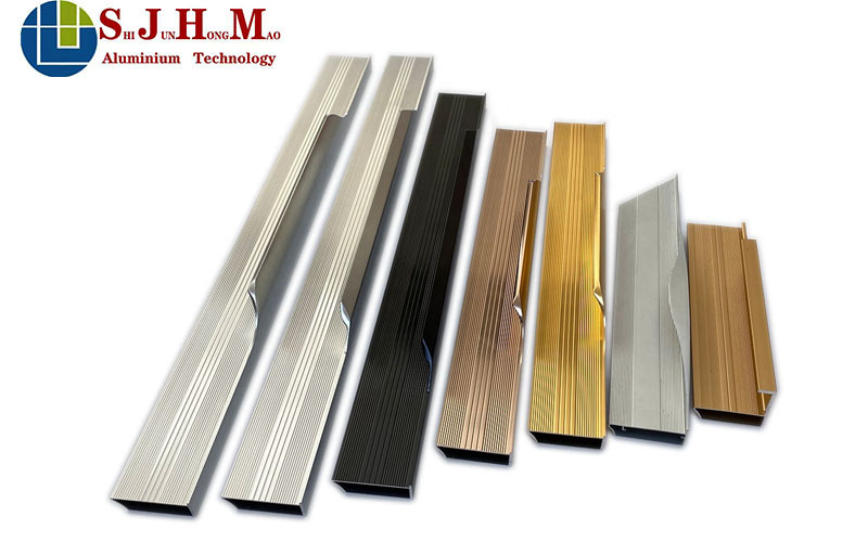 Aluminum Profile Frame With Handle For Kitchen Cabinet