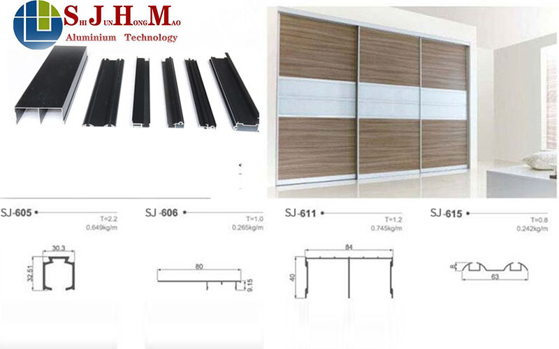 Customized Aluminum Wardrobe Profile