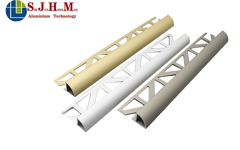 Aluminum Tile Trim For Corner Edge