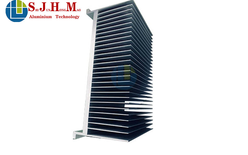 Aluminum profiles for inverter heat sinks for power