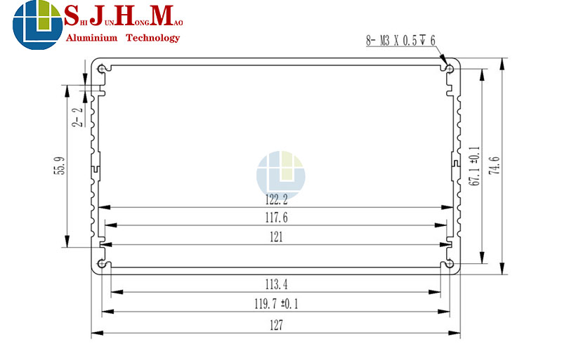 Aluminum Radiator For Power Controller