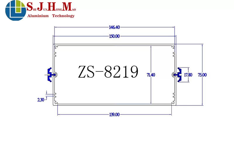 Electric bicycle battery aluminum alloy shell