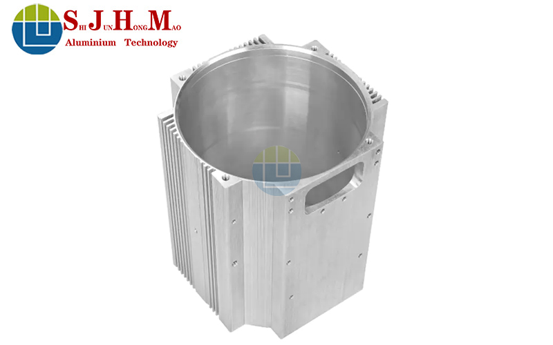 Extruded electric motor housing